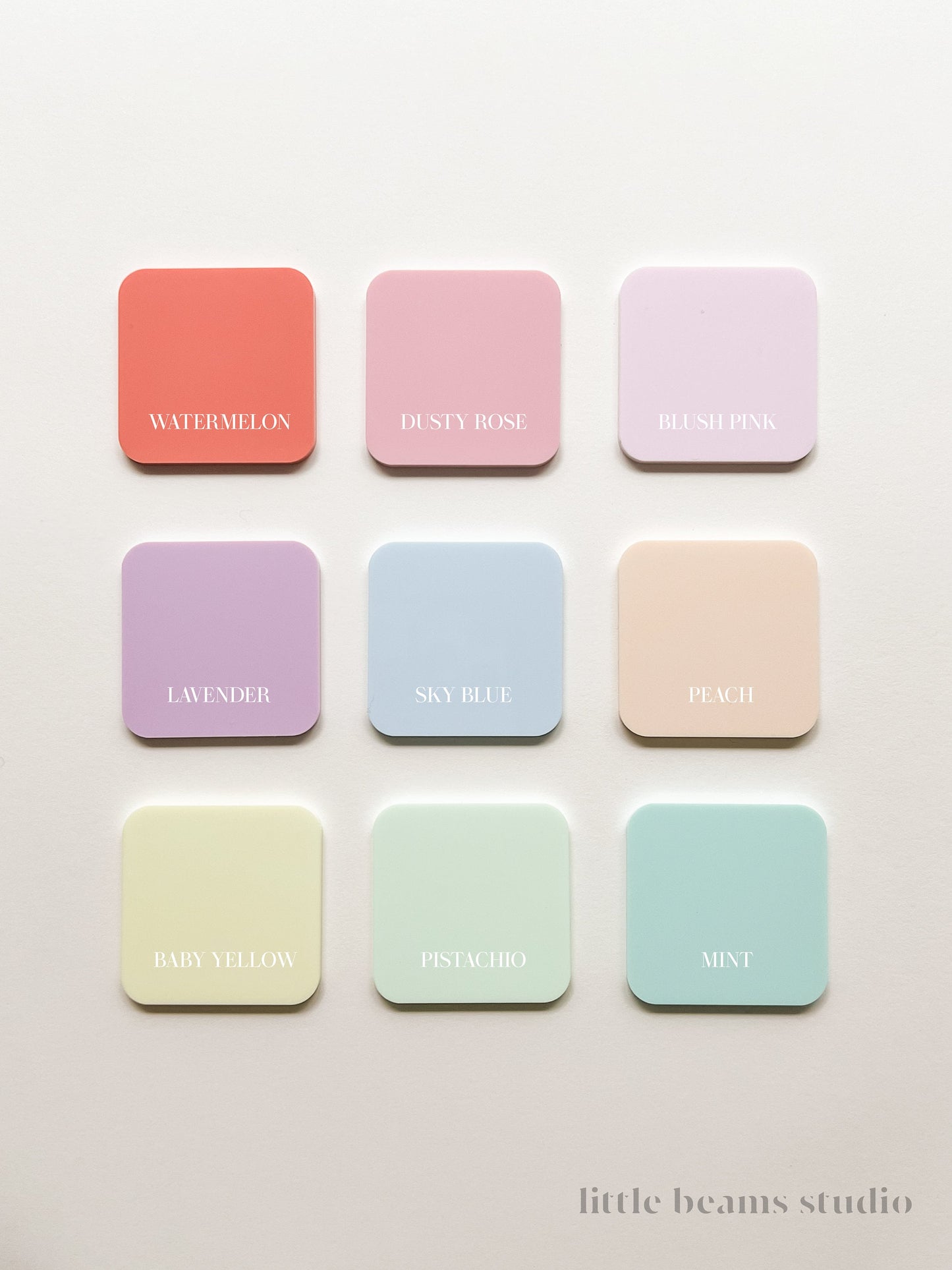 Personalized Acrylic Name Tag Gift Tag