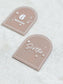 Acrylic Star Arch Baby Milestone Sign