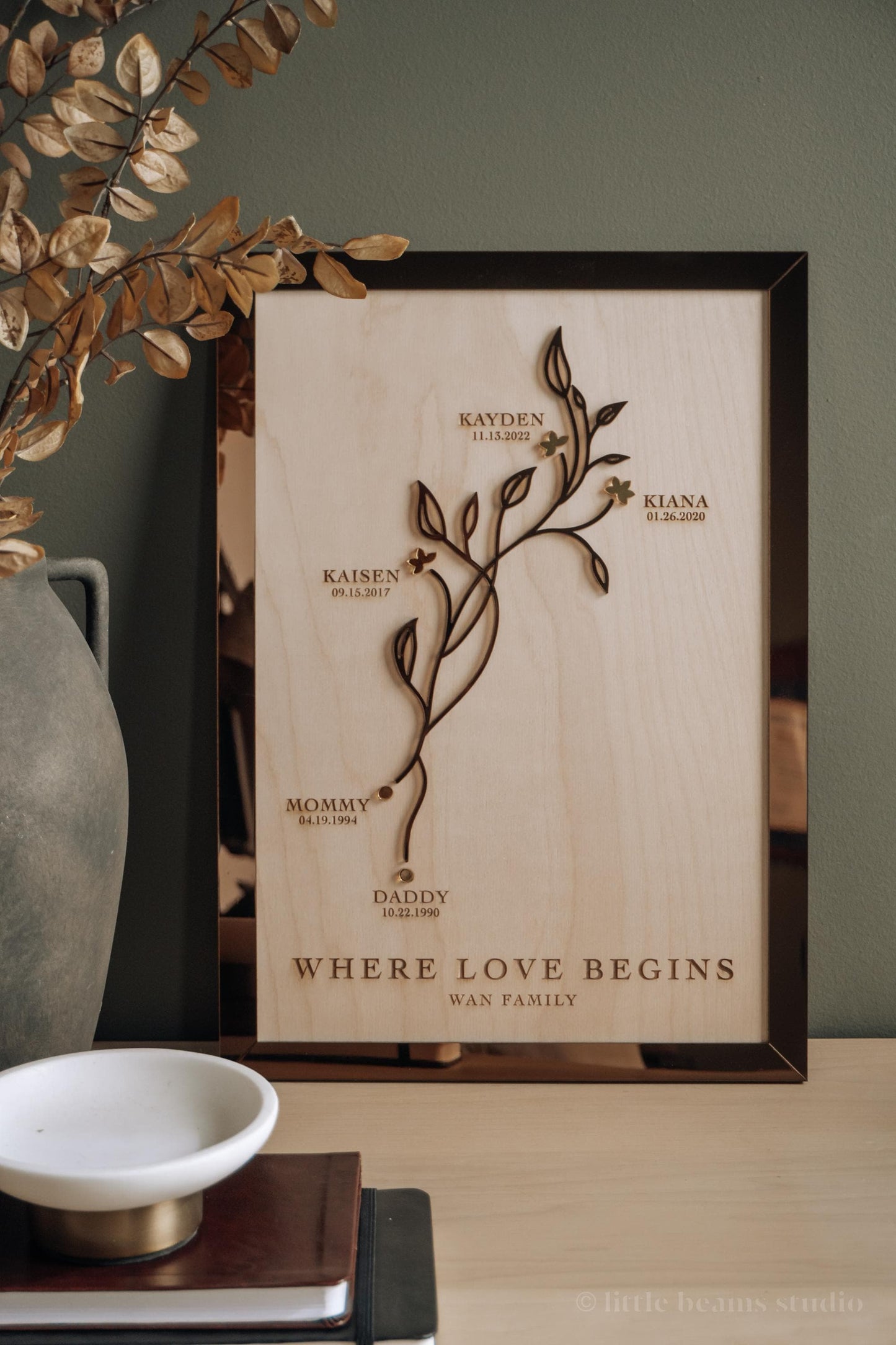 Personalized Family Tree Wall Art