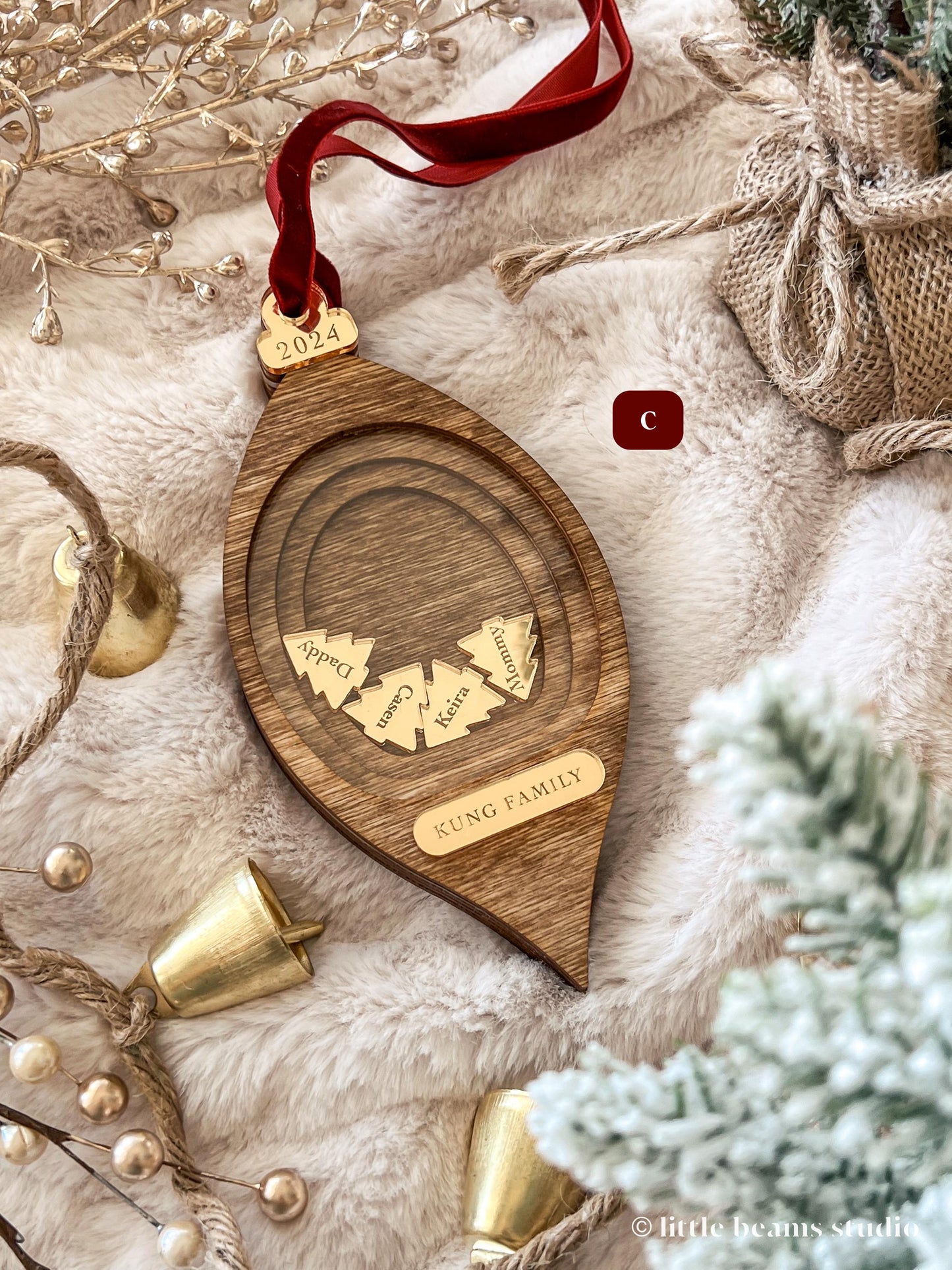 Personalized Baby First Christmas Ornament