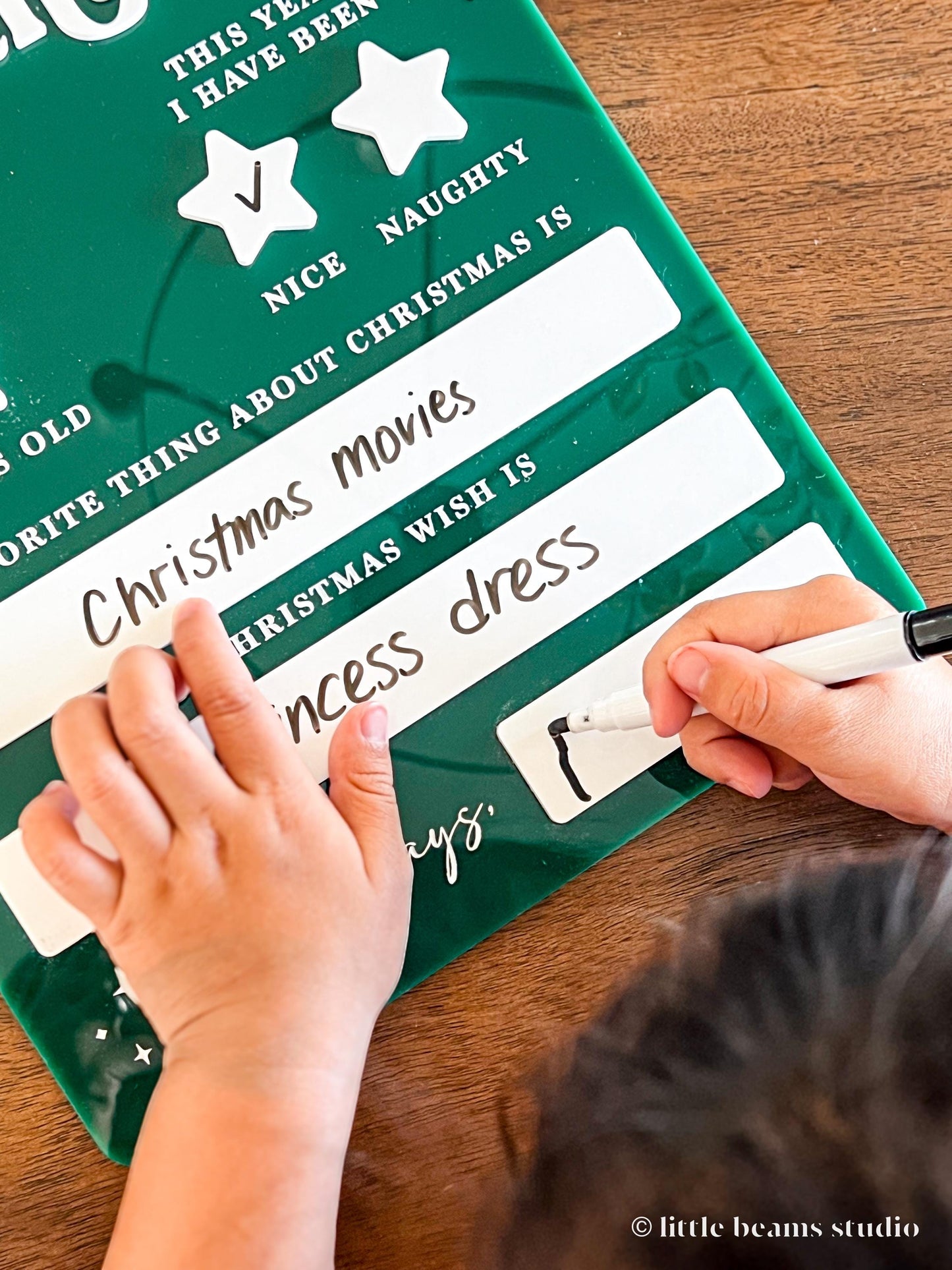 Dear Santa Christmas Wish List Sign