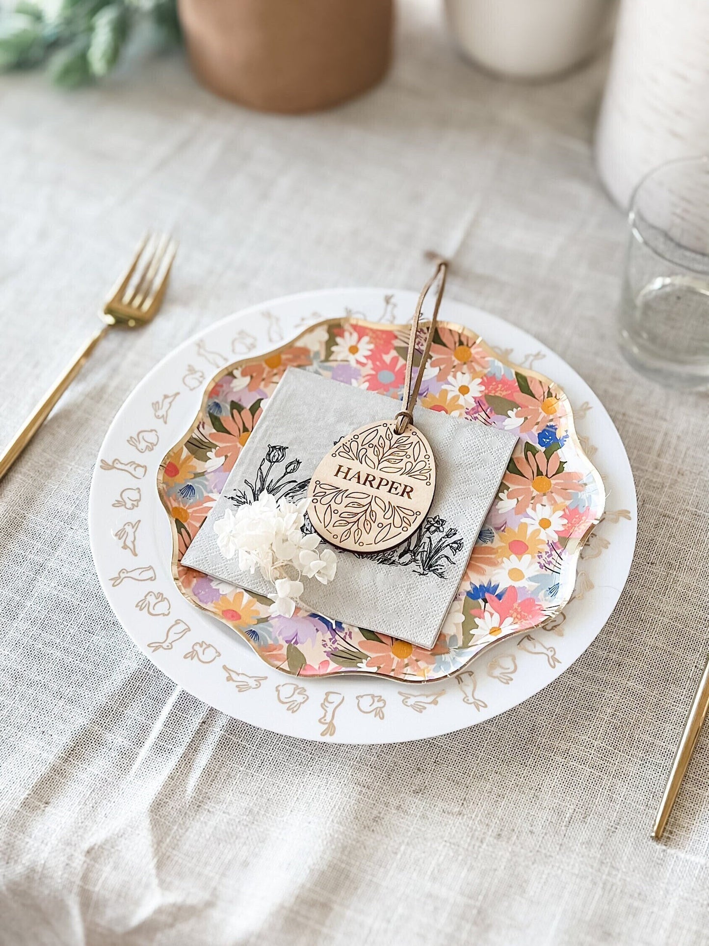 Easter Basket Name Tag