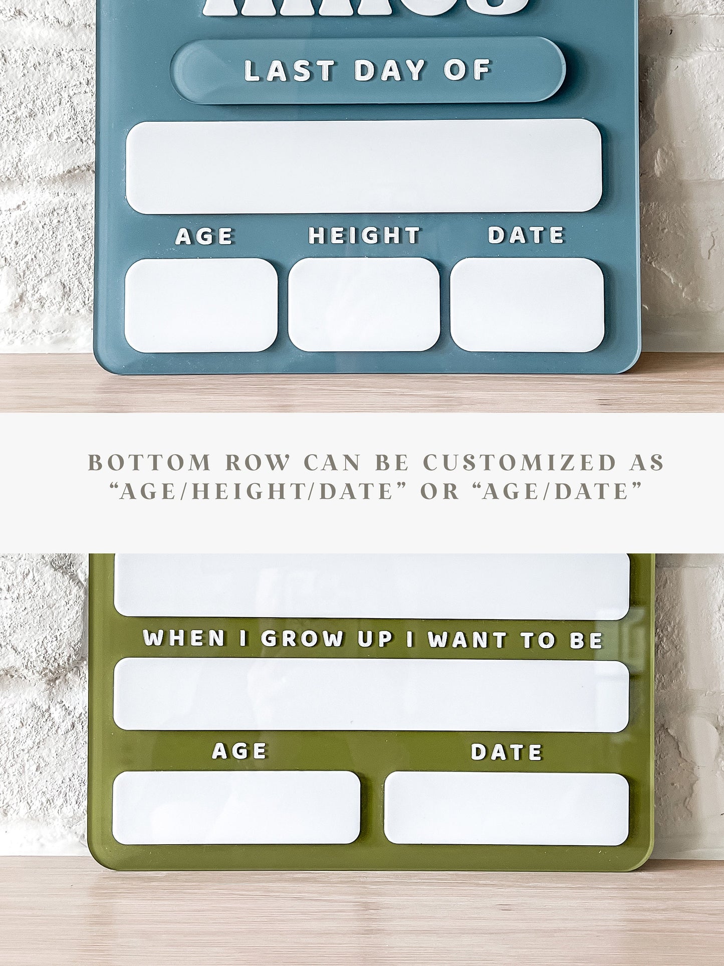 Personalized Acrylic Back to School Sign