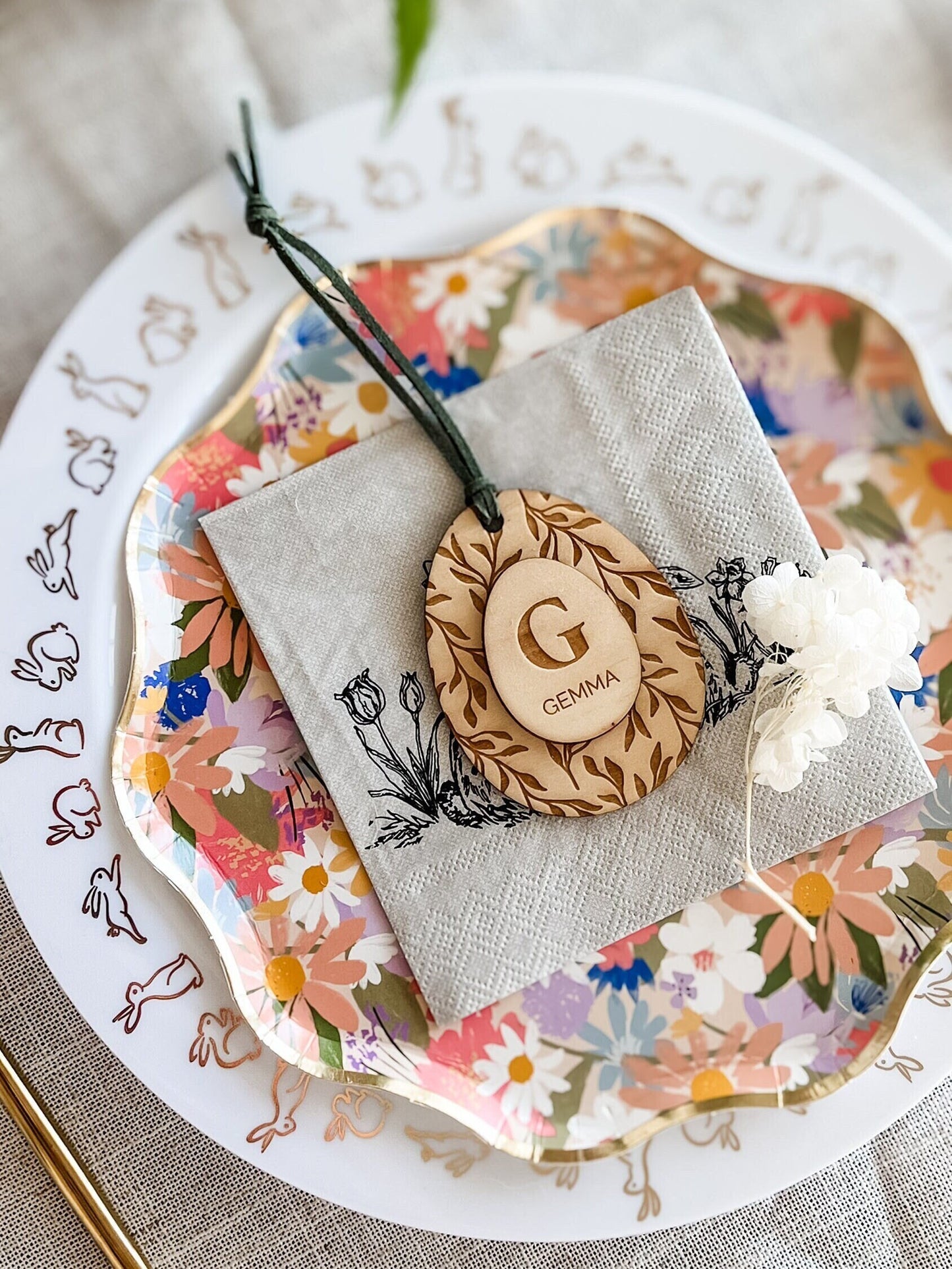 Easter Basket Name Tag