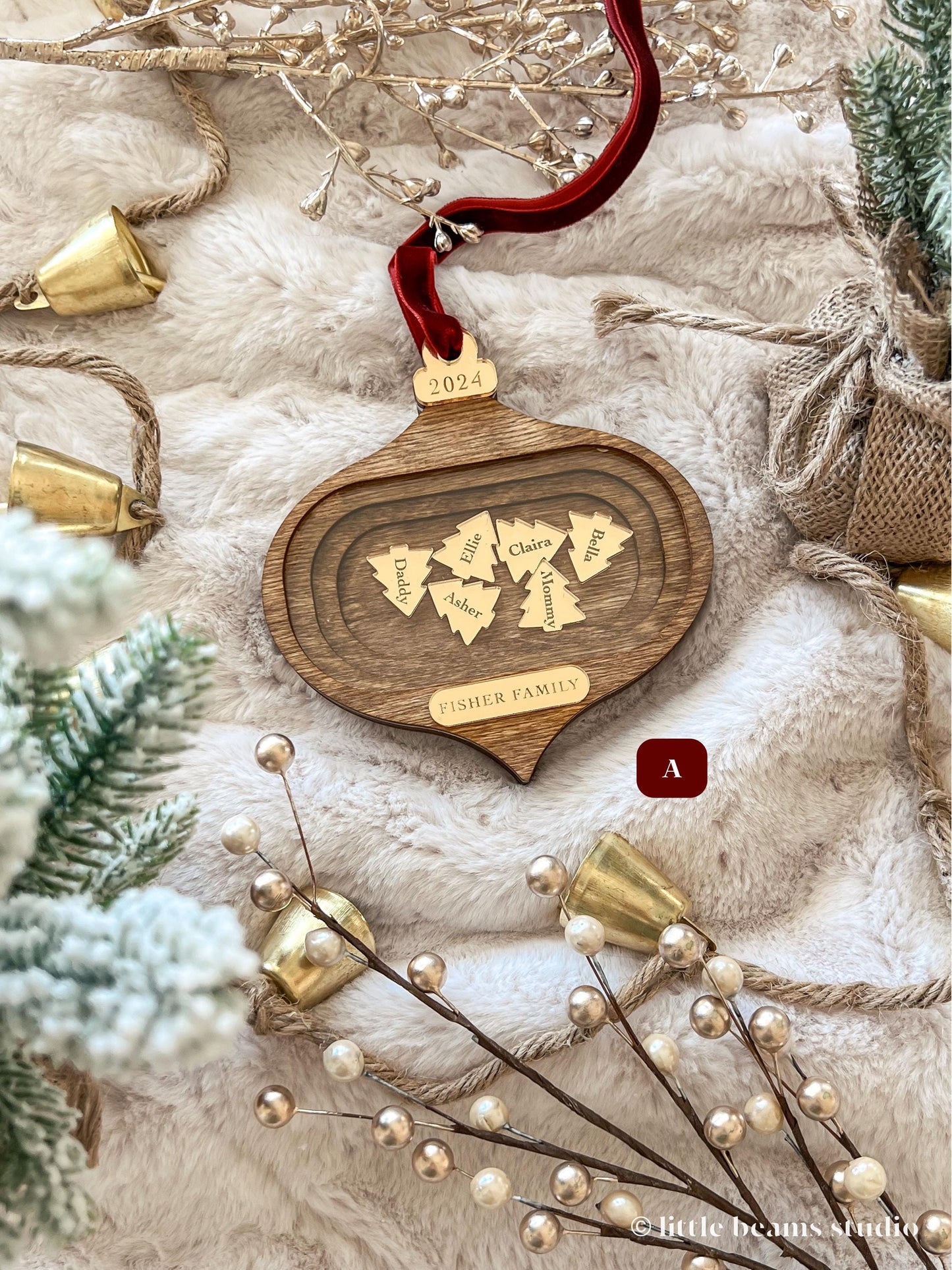 Personalized Baby First Christmas Ornament