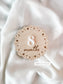 Wood Scallop Starry Night Baby Milestone Sign