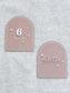 Acrylic Star Arch Baby Milestone Sign