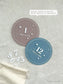 Acrylic Starry Night Round Baby Milestone Sign