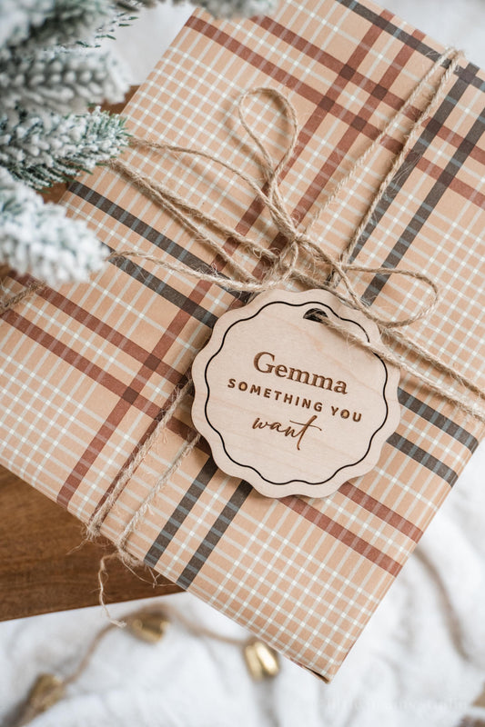 Personalized Christmas Gift Tag