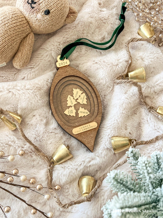 Personalized Baby First Christmas Ornament