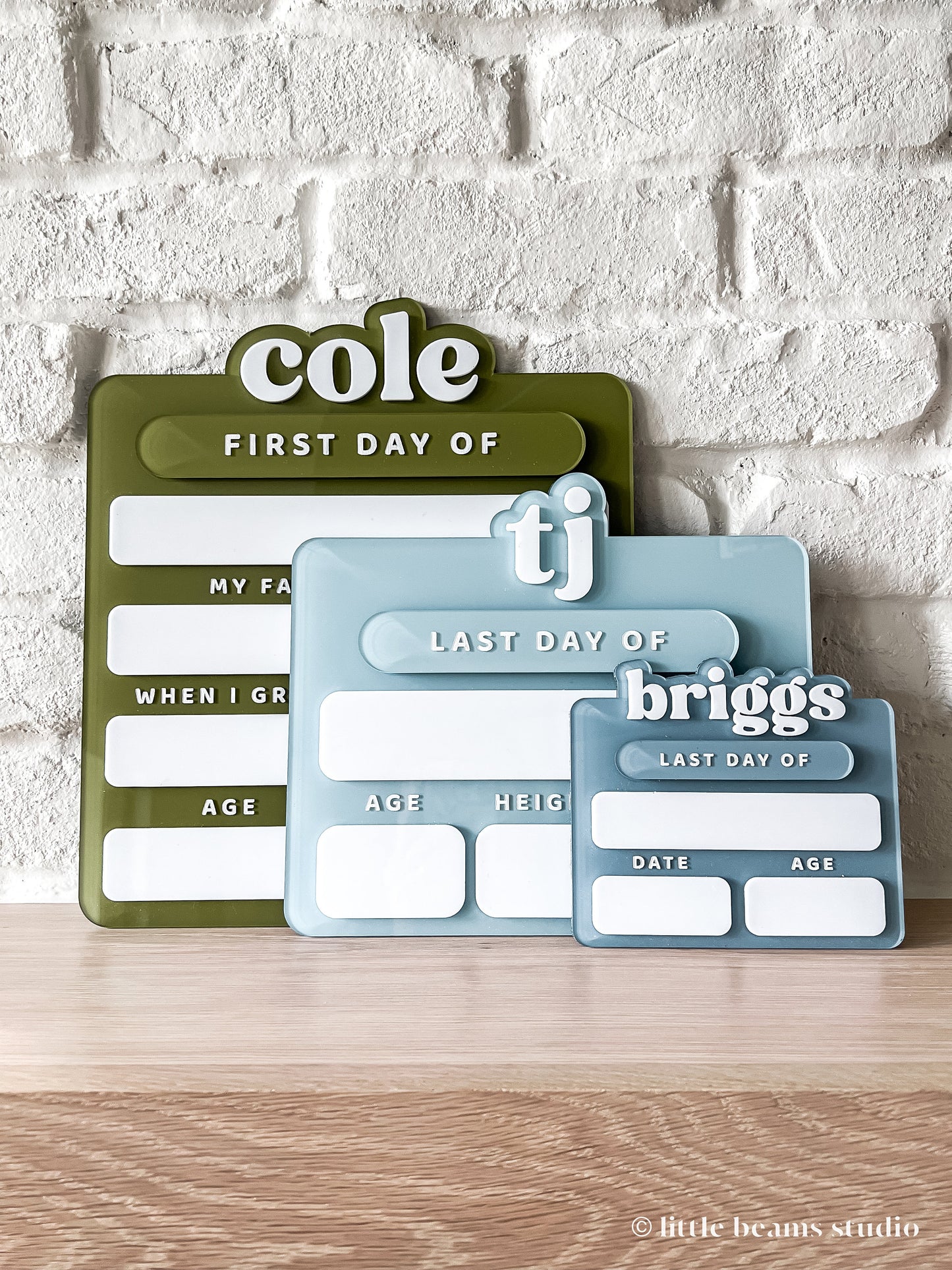 Personalized Acrylic Back to School Sign