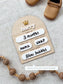 Crown Custom Baby Milestone Board
