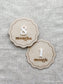 Wood Scallop Baby Milestone Sign