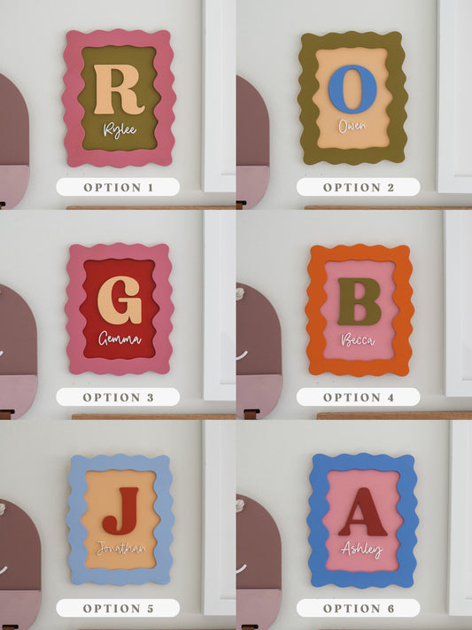 Personalized Name Wall Art for Nursery