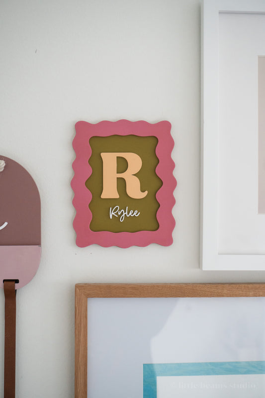 Personalized Name Wall Art for Nursery