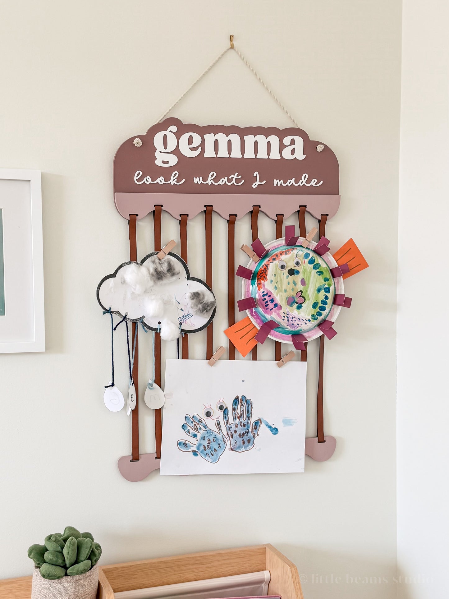 Look What I Made Kids Artwork Dislay Hanger