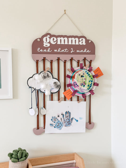 Look What I Made Kids Artwork Dislay Hanger