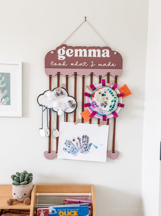 Look What I Made Kids Artwork Dislay Hanger