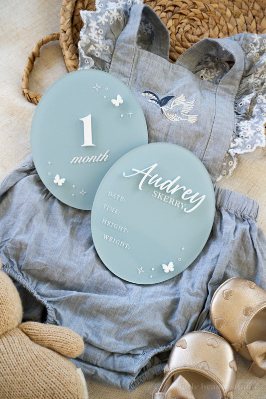 Butterfly Baby Birth Stat Sign