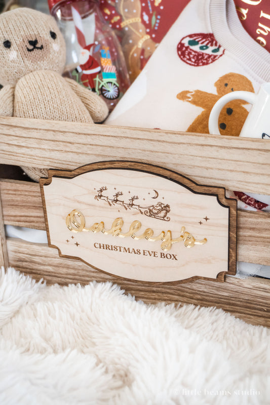 Personalized Christmas Eve Box Plaque