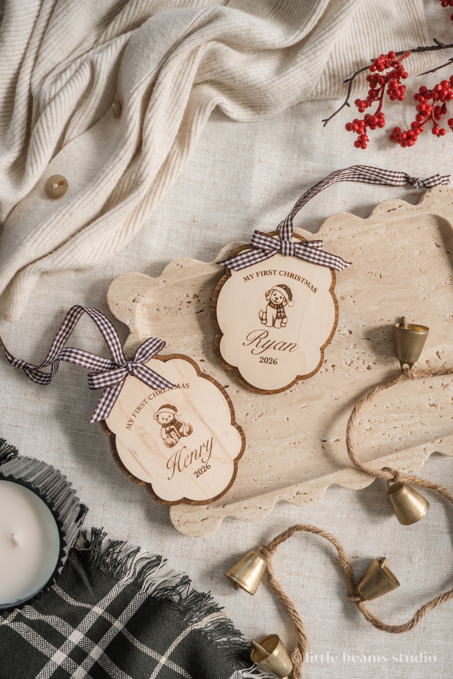 Personalized Baby First Christmas Ornament