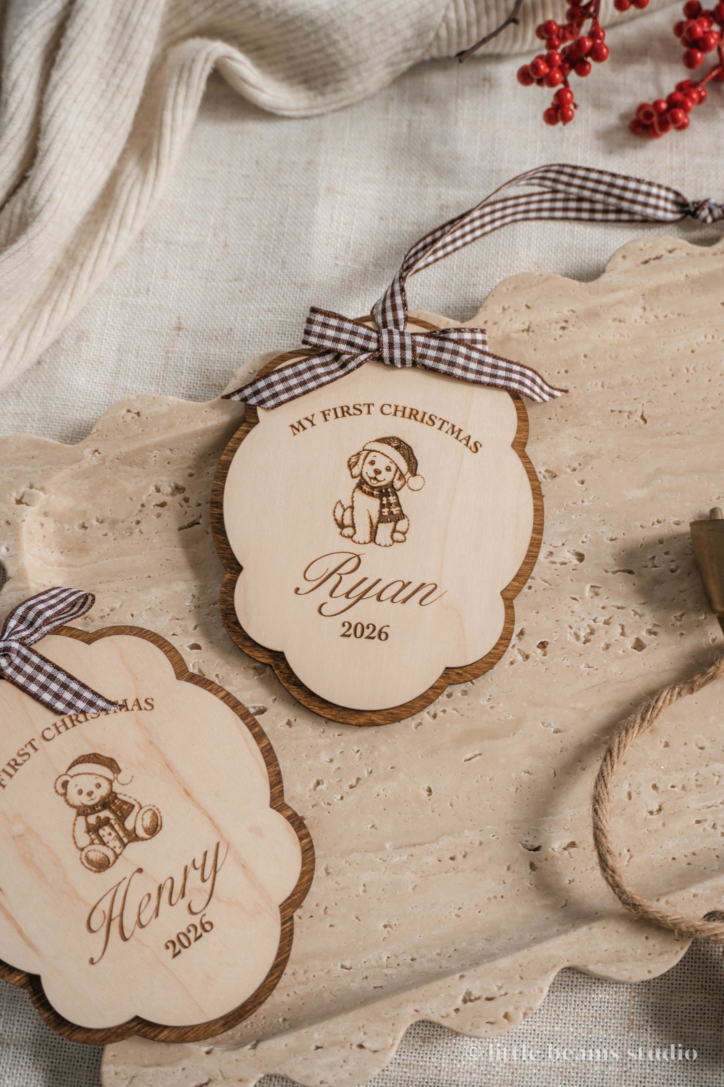 Personalized Baby First Christmas Ornament