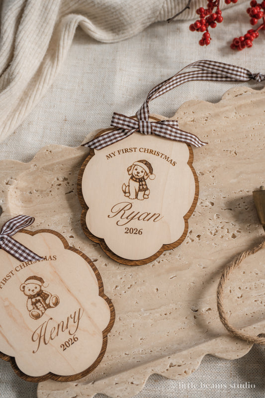 Personalized Baby First Christmas Ornament