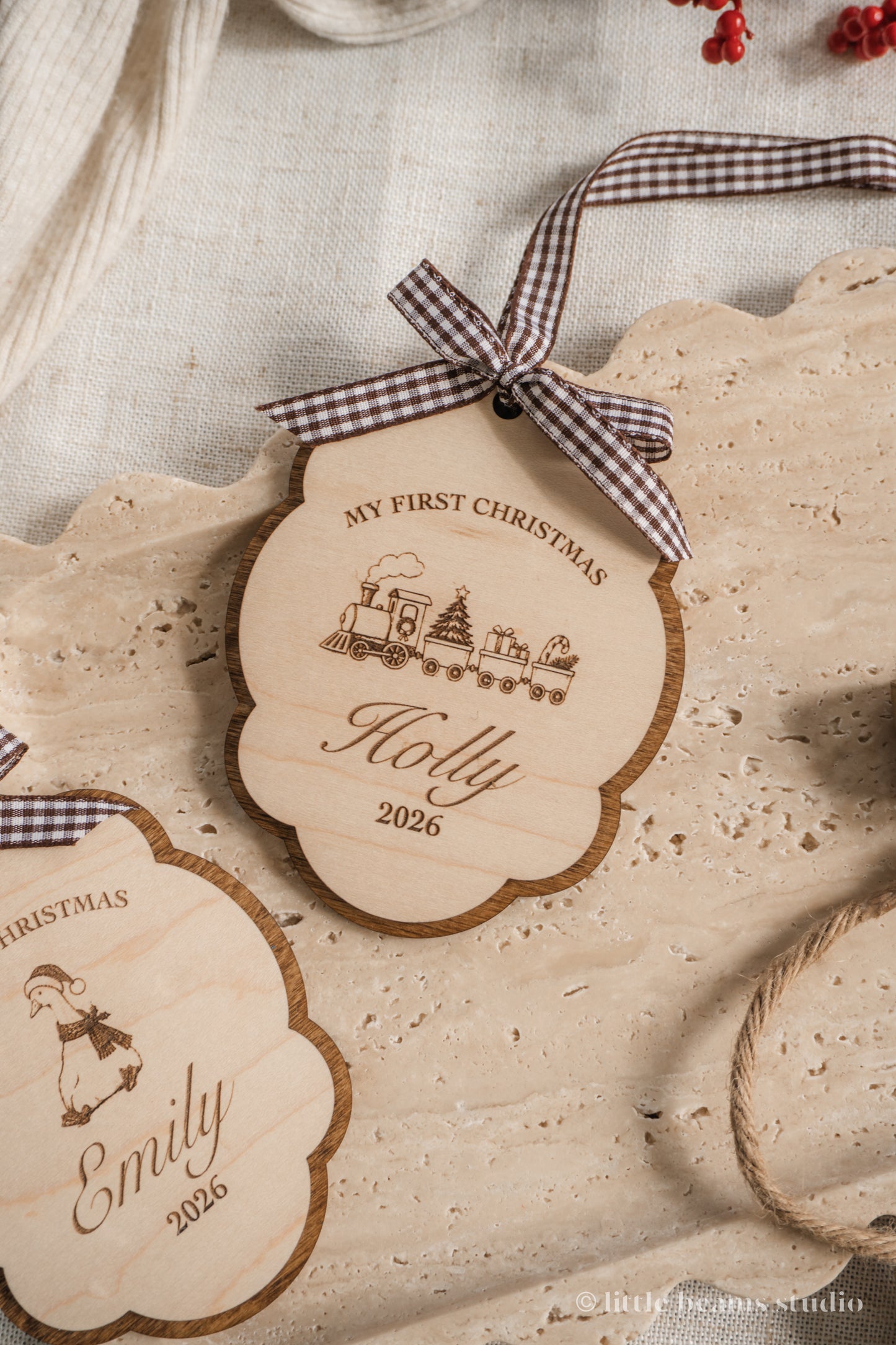Personalized Baby First Christmas Ornament