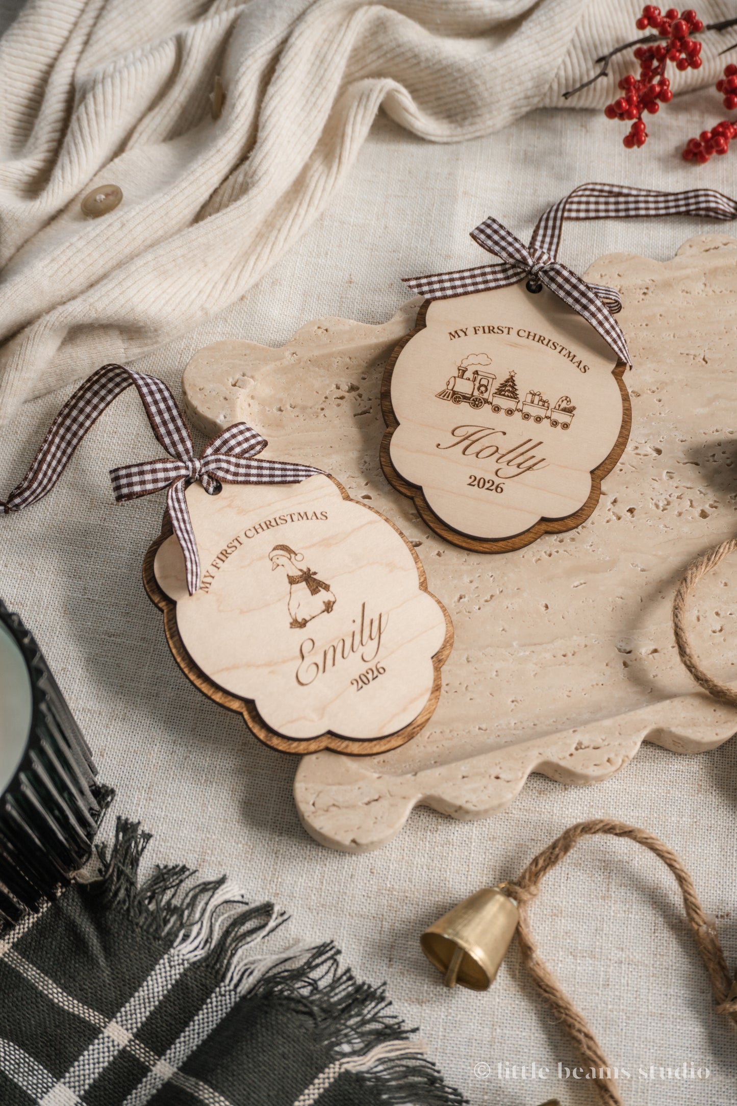 Personalized Baby First Christmas Ornament