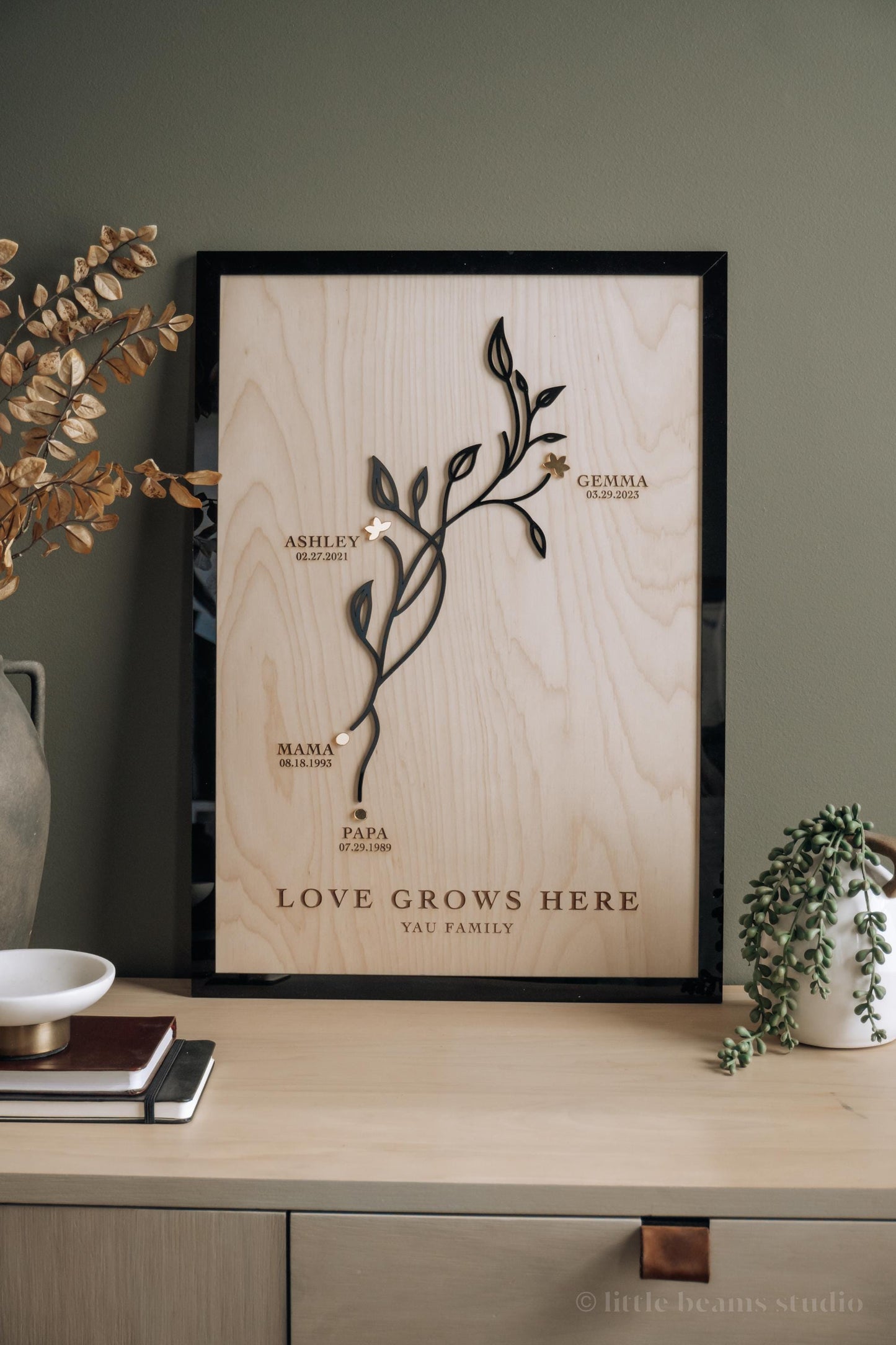 Personalized Family Tree Wall Art