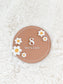 Acrylic Daisy Flower Round Baby Monthy Milestone Sign
