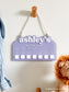 Personalized Acrylic Kids Bedtime Chart