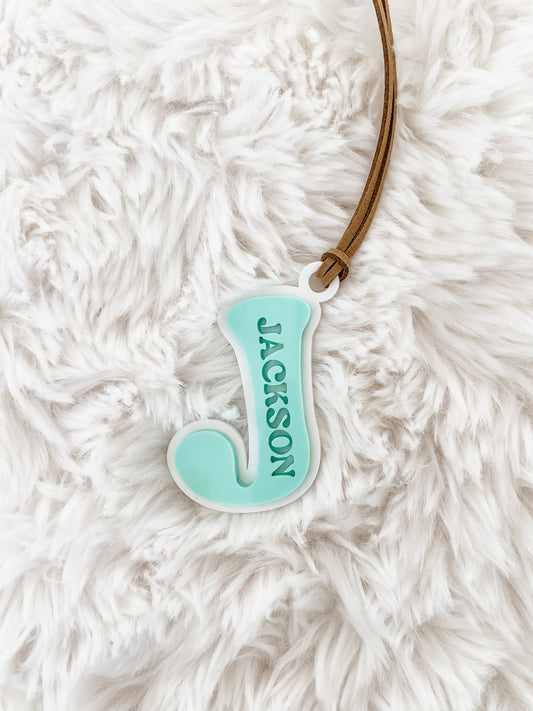 Personalized Acrylic Name Tag Gift Tag