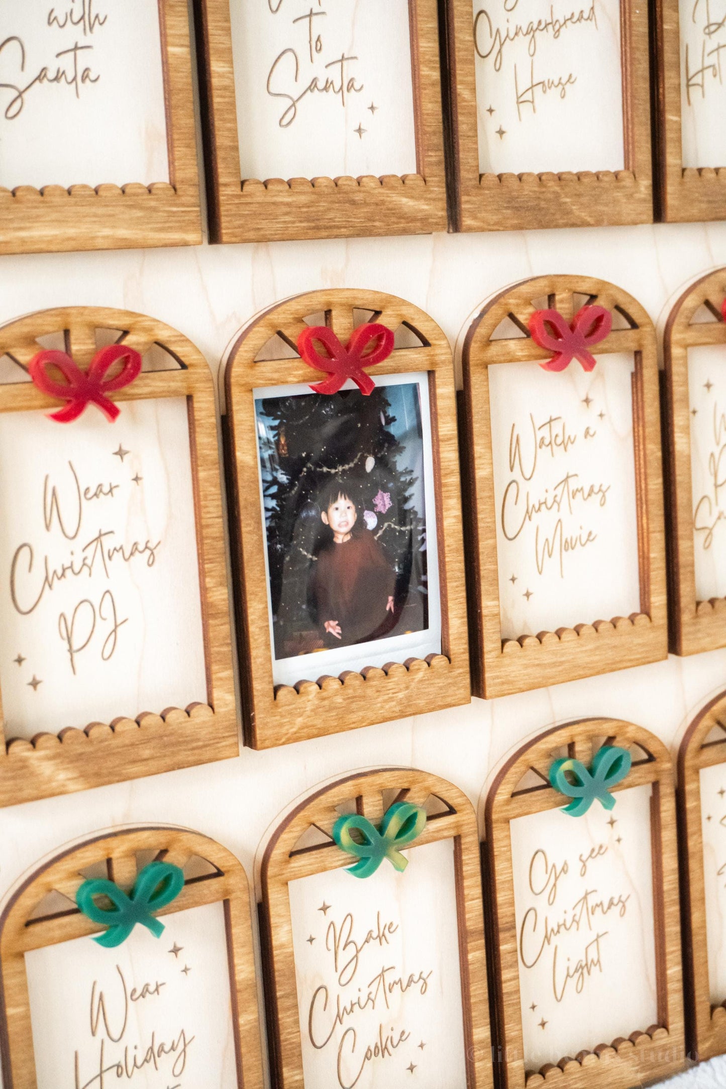 Personalized Christmas Bucket List Photo Board
