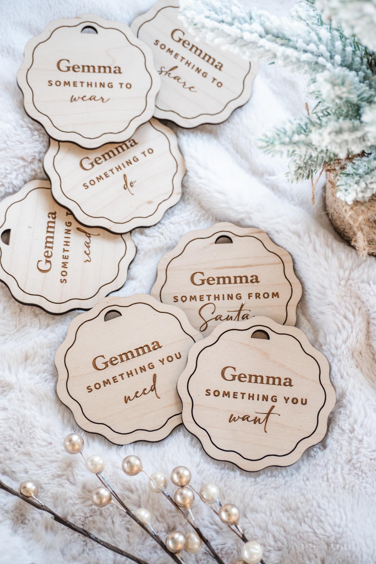 Personalized Christmas Gift Tag