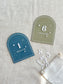 Acrylic Star Arch Baby Milestone Sign