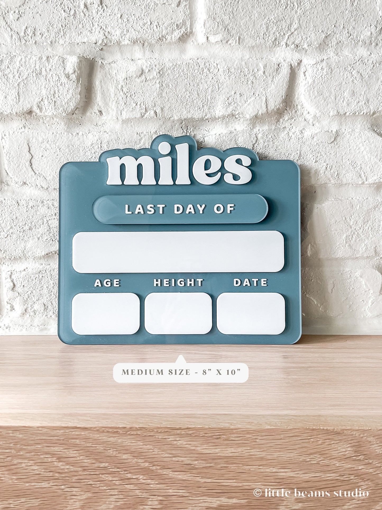 Personalized Acrylic Back to School Sign