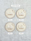 Starry Night Round Wood Monthly Milestone Cards