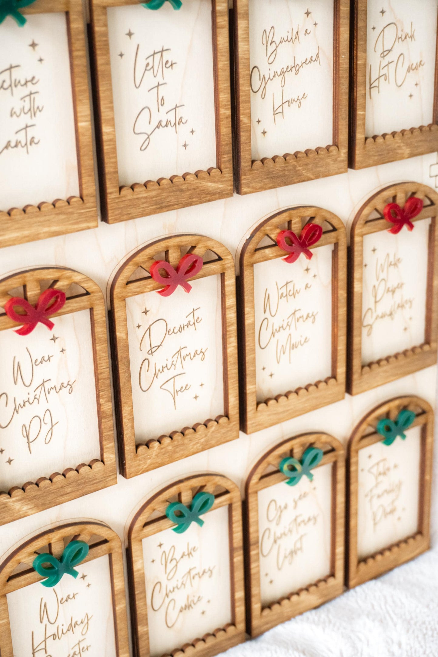 Personalized Christmas Bucket List Photo Board